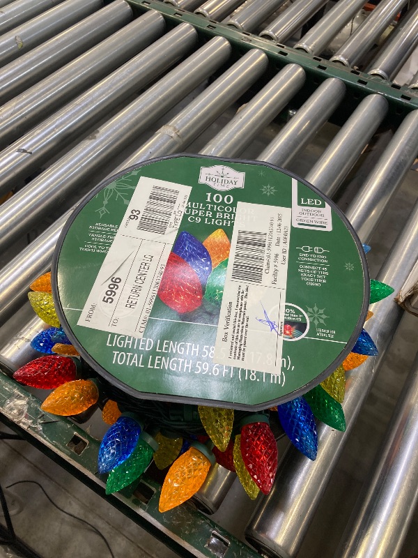 Photo 1 of 100 Multicolor Super Bright C9 Lights