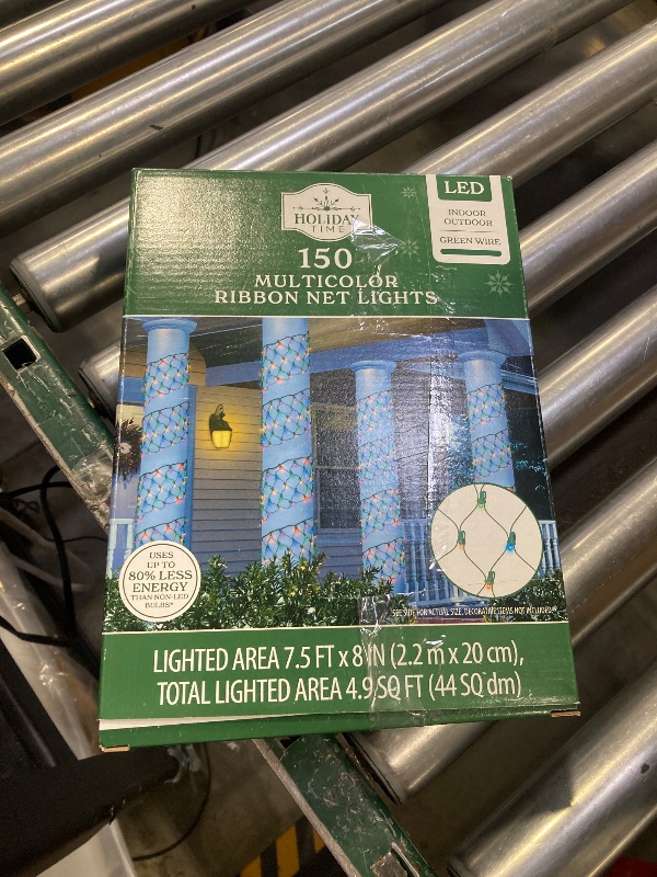 Photo 1 of 150 Multicolor Ribbon Net Lights 