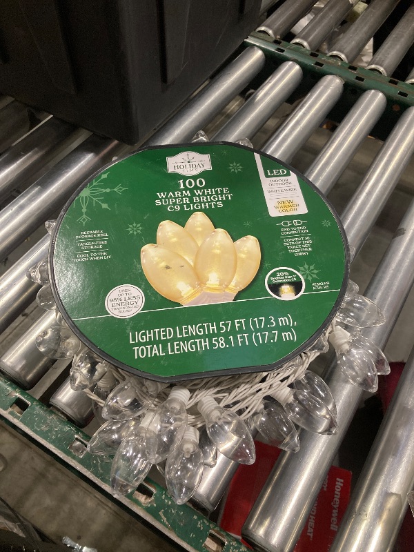 Photo 1 of 100 Warm White Super Bright C9 Lights 