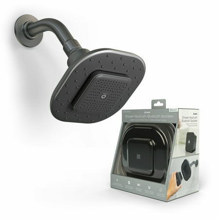 Photo 1 of Atomi Bluetooth Speaker Showerhead Matte Black 1.8 GPM AT1490B