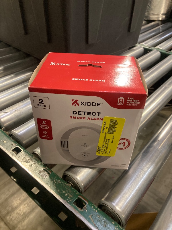 Photo 1 of 2-Pack Kidde 20SDR Smoke Detector AA Battery Powered,( batteries not included)    LED Warning Light *2-Pack*