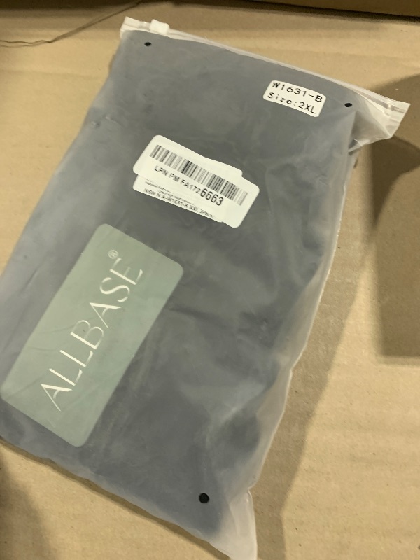 Photo 1 of 2xl. ALLBASE Womens Leakproof Period Underwear Heavy Flow Washable Postpartum Protection Panties High Absorbency Cotton High Waist Menstrual Briefs Multicolor(3 Pack )