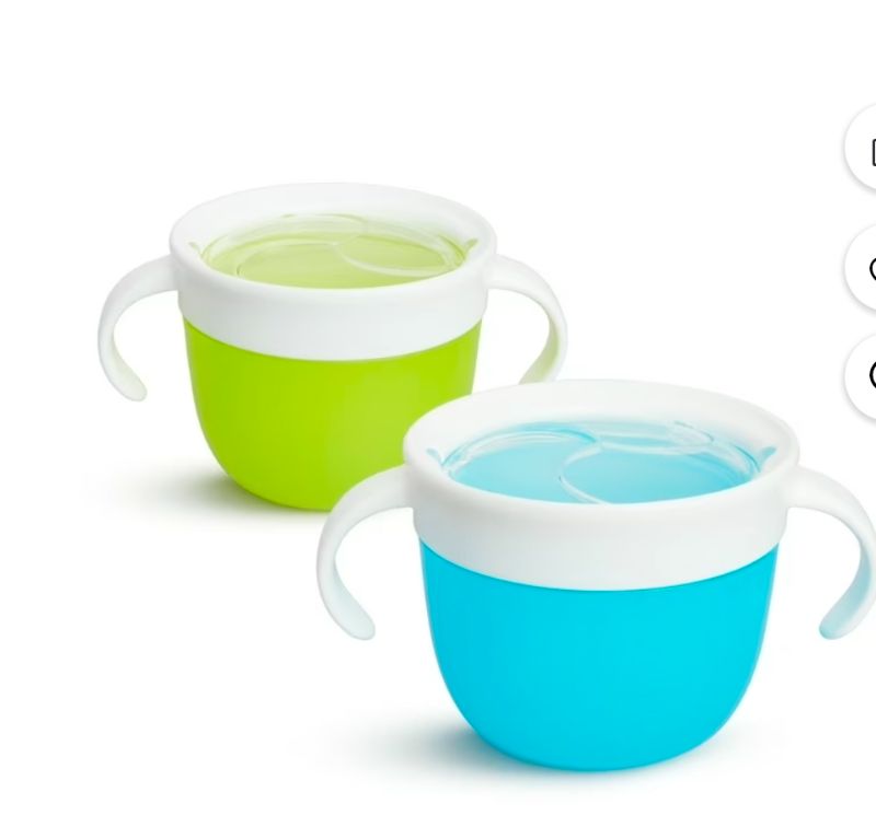 Photo 1 of 2 PACK MUNCHKIN SNACK CATCHER HOLDS UP TO 9 OZ