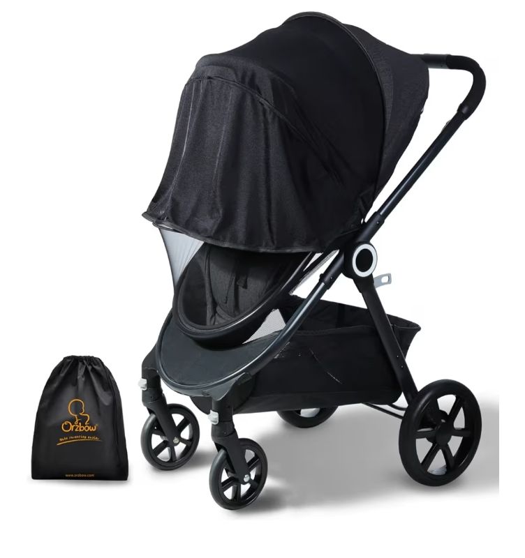 Photo 1 of ORZBOW BABY MOSQUITO NET WITH SUN SHADE UPF50+ UNIVERSAL STROLLER