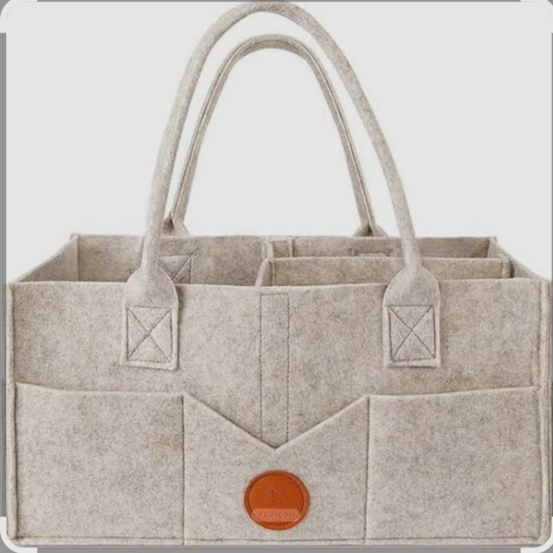 Photo 1 of BABY DIAPER CADDY NURSERY STORAGE BIN & CAR ORGANIZER WITH HANDLES