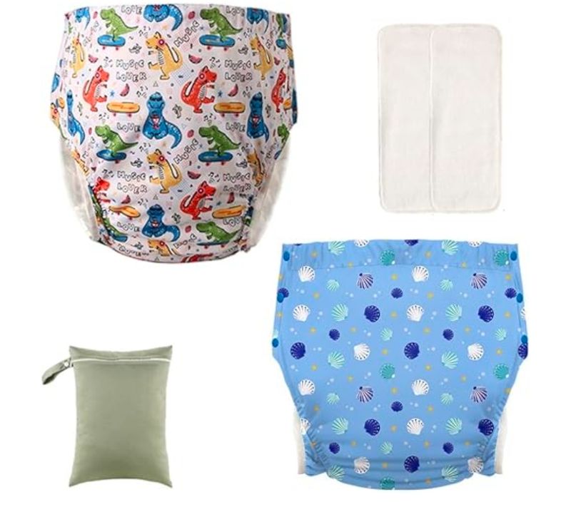 Photo 1 of 2 PACK UNISEX ADULT SIZE NAPPY, INCONTINENCE UNDEWEAR WATERPROOF REUSABLE (NO INSERT)