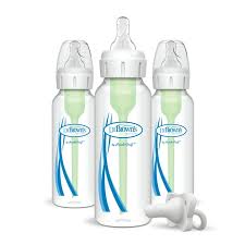 Photo 1 of OPEN BOX 4 PACK DR. BROWS' ANTI COLIC 8oz GLASS BABY BOTTLE