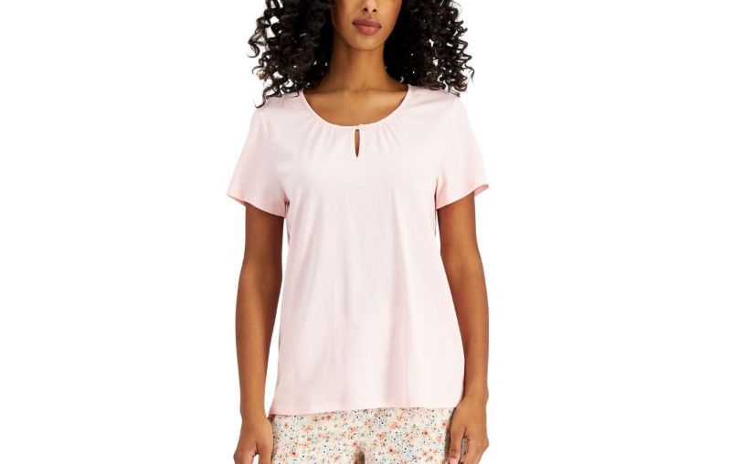 Photo 1 of SIZE L Charter Club Essentials Cropped Pajama TOP