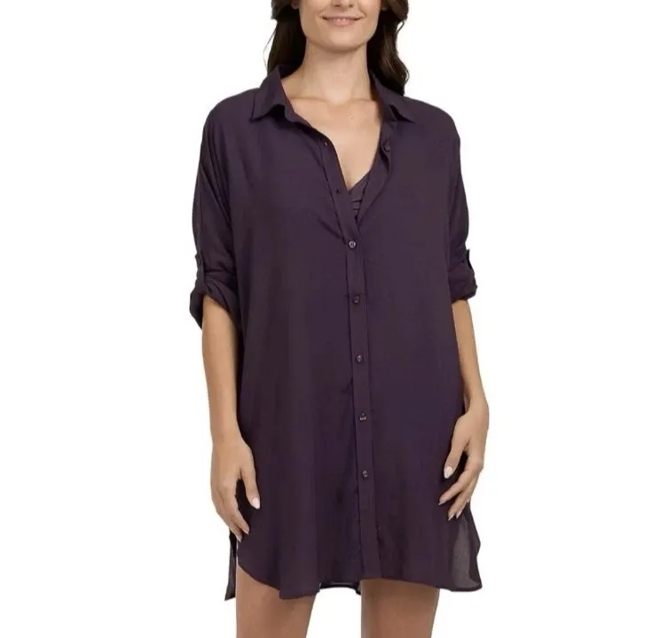 Photo 1 of SIZE XL/XXL Lands' End Ladies' Swim Cover-Up, Purple