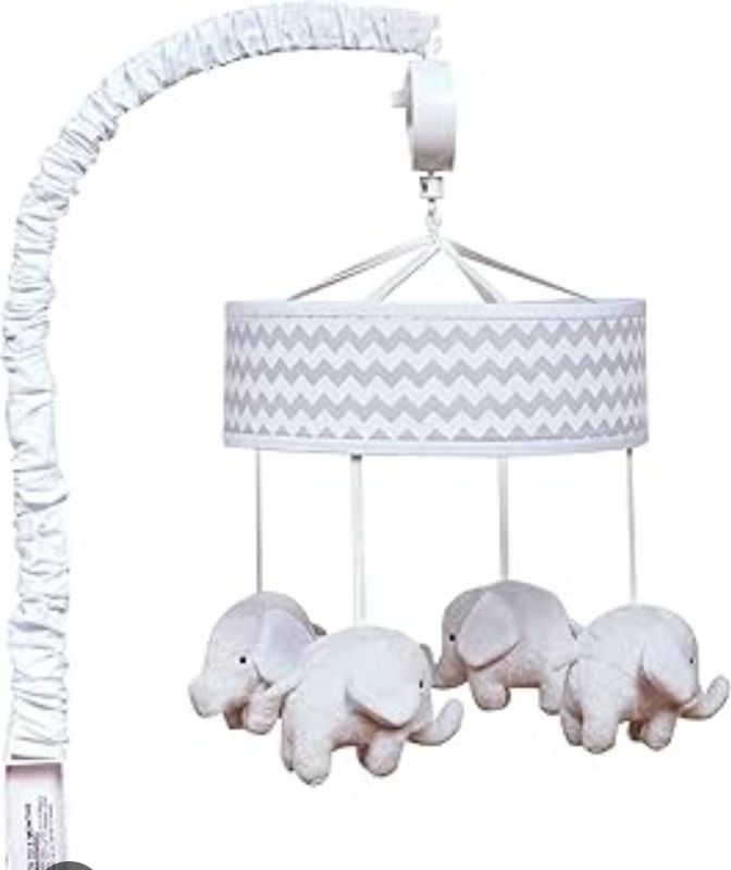 Photo 1 of OPEN BOX GREY ELEPHANT CRIB MOBILE
