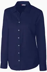 Photo 1 of SIZE L WOMEN'S LONG SLEEVE SHIRT NAVY