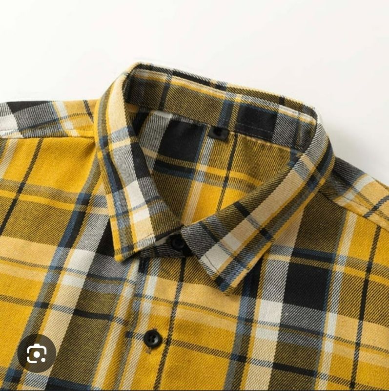 Photo 1 of SIZE L MEN'S LONG SLEEVE PLAID SHIRT 