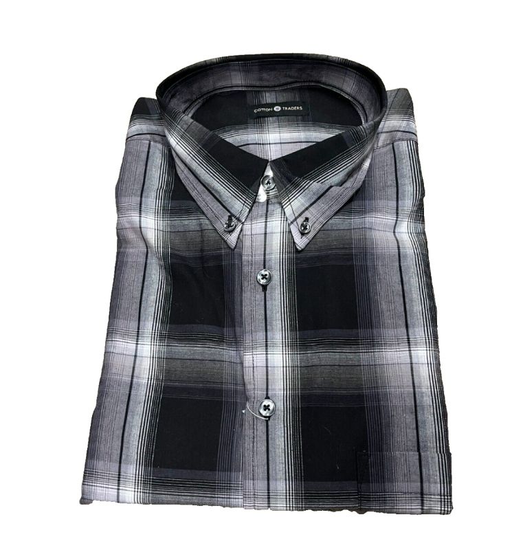 Photo 1 of SIZE L MEN'S LONG SLEEVE PLAID SHIRT 