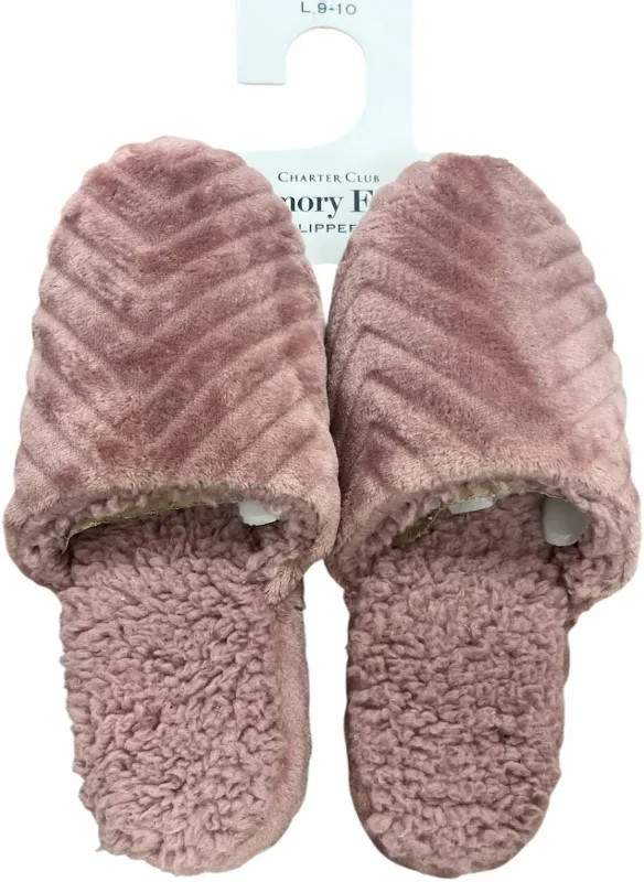 Photo 1 of SIZE XL (11-12) CHARTER CLUB WOMEN'S SLIPPERS 