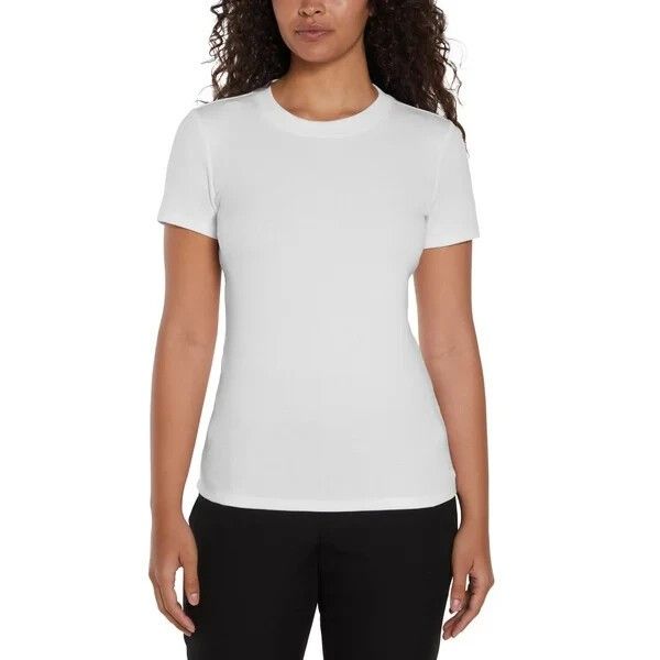 Photo 1 of SIZE M 2 PACK Banana Republic Women S Ribbed Crewneck T-Shirt