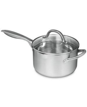 Photo 1 of Sedona Kitchen Pro Stainless Steel 3.5-Qt. Saucepan with Draining Lid