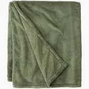 Photo 1 of THROW BLANKET GREEN 50X60