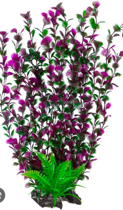 Photo 1 of 24-INCH TALL ARTIFICIAL PLASTIC PLANT FOR FISH TANK