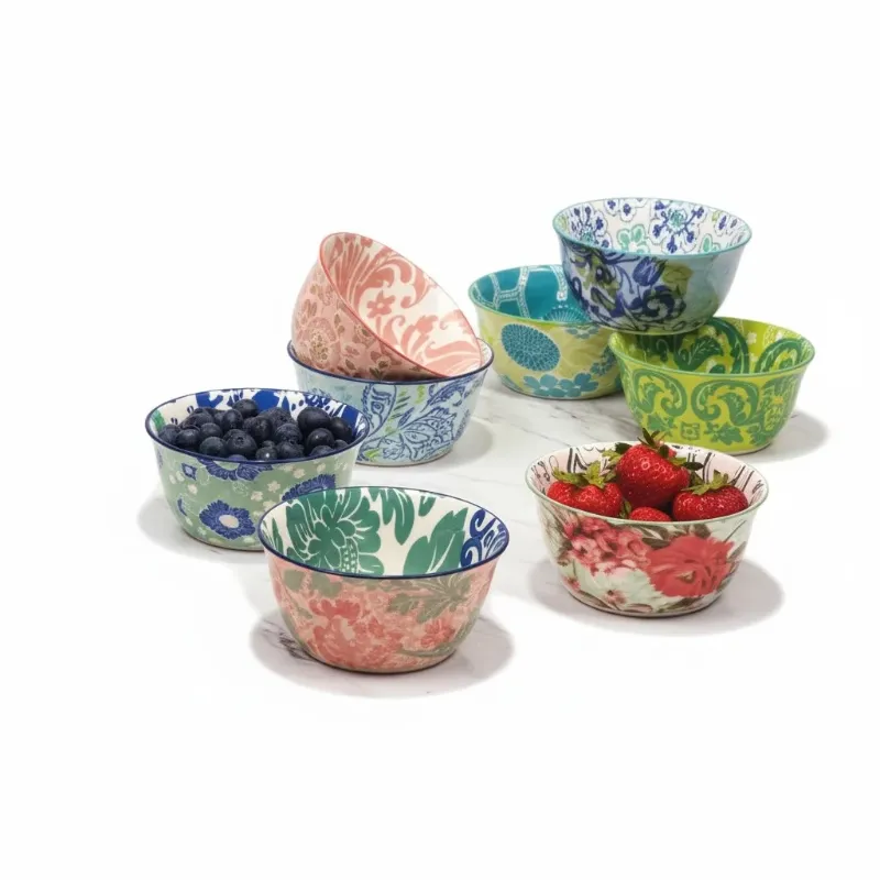Photo 1 of Provence Stoneware Bowls (9-piece set)
