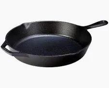 Photo 1 of Lodge 12" Cast Iron Skillet: Preseasoned, Non-Stick, Scratch-Resistant, 12 Inch, Gas & Induction Compatible