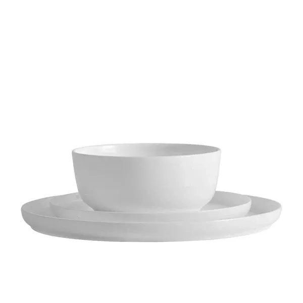 Photo 1 of MIKASA Samantha Dinnerware Set, Service for 8 (10-1/2 inch dinner plate, 8-inch salad plate, 6-inch cereal bowl, 4-1/4 inch fruit bowl) Microwave and dishwasher safe
