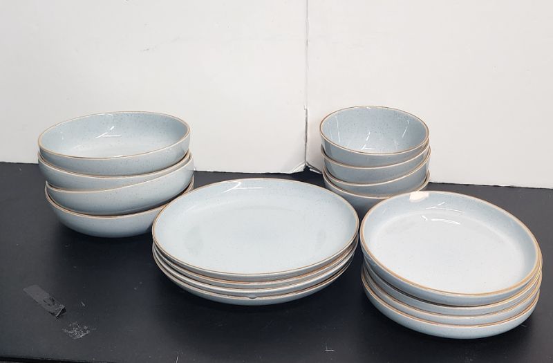 Photo 1 of Over&Back Options 16-Piece Dinnerware Set of Plates & Bowls