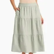 Photo 1 of SIZE L MATTY M WOMEN'S LONG SKIRT LIGHT SAGE GREEN