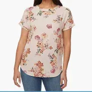 Photo 1 of SIZE L BUFFALO FLOWER PRINT WOMEN'S TOP