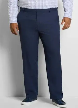 Photo 1 of SIZE 44X29 VAN HEUSEN MEN'S DRESS PANTS STRAIGHT FIT NAVY