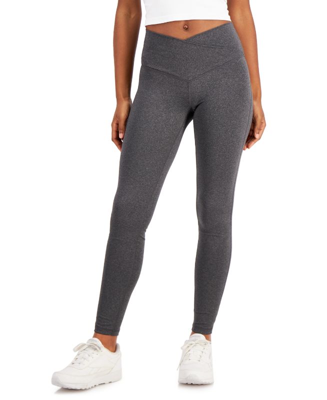 Photo 1 of Jenni on Repeat Crossover Full Length Legging Harbor Grey  LARGE