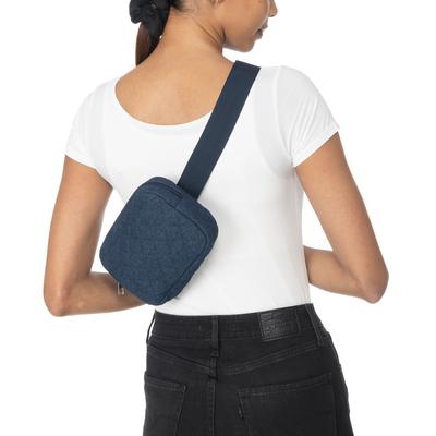 Photo 1 of Jenni Quilted Adjustable Fanny Pack, L/XL - Denim Dark