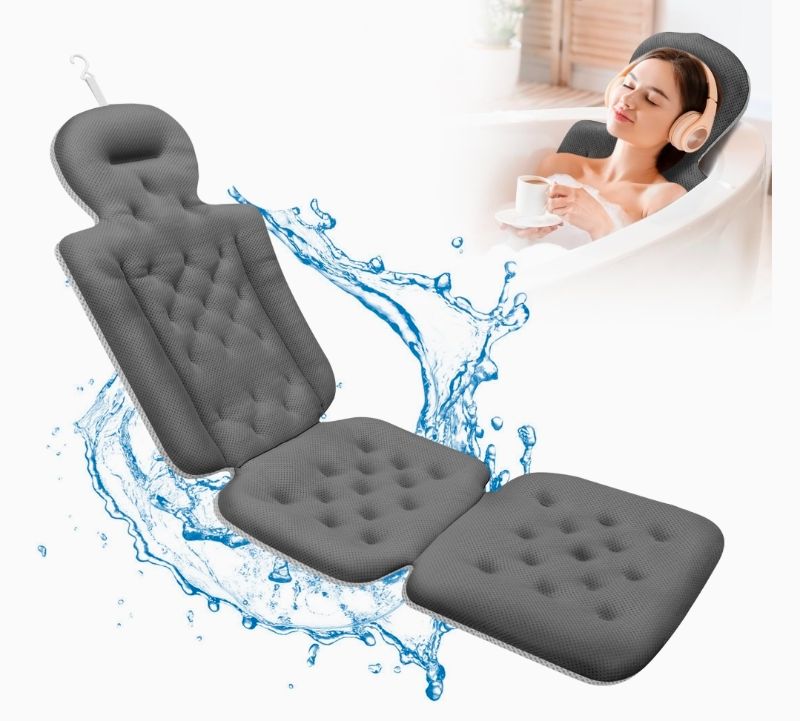 Photo 1 of FULL BODY BATHTUB PILLOW WITH 192 SUCTION CUPS HEAD AND NECK SUPPORT 