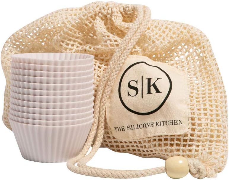 Photo 1 of The Silicone Kitchen Reusable Silicone Baking Cups, Non-Toxic, BPA Free, Dishwasher Safe, 24 PCS