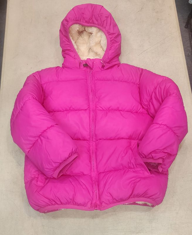 Photo 1 of SIZE 4-6 GIRLS PUFFER JACKET WITH HOODIE