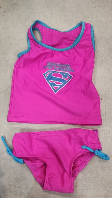 Photo 1 of SIZE 3T LITTLE GIRL DC 2 PIECE SWIM SUIT