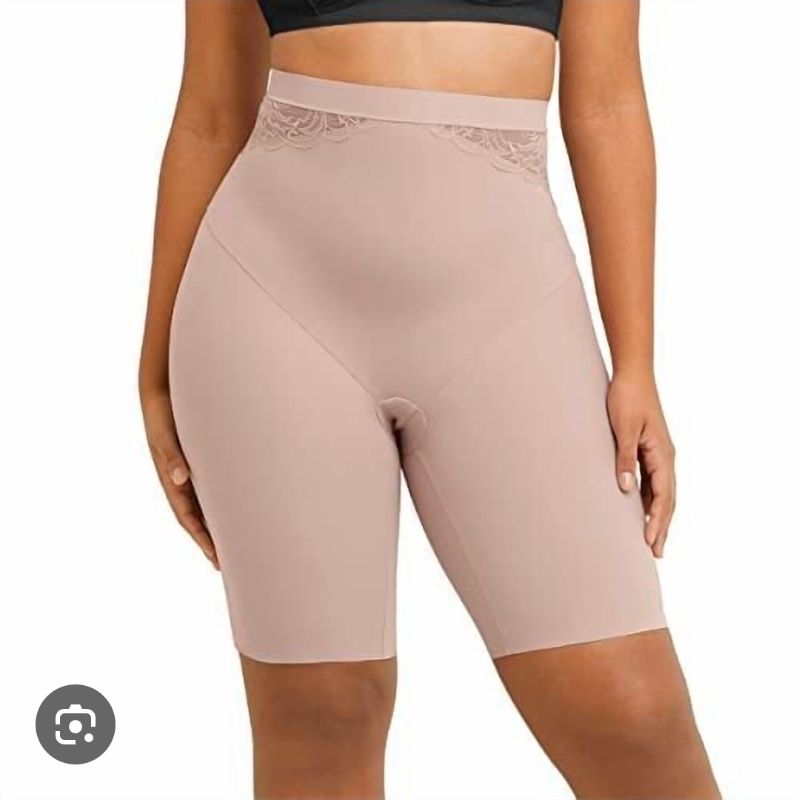 Photo 1 of SIZE L MAIDENFORM WOMEN'S ECO LACE HIGH WAIST SHAPPING SHORTS