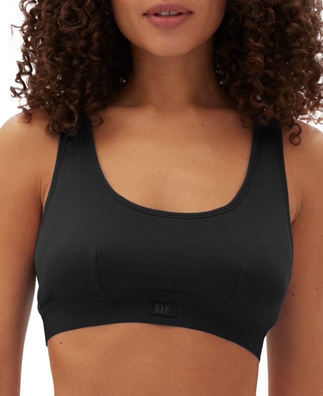 Photo 1 of GapBody Women S Logo Comfort Square-Neck Bralette XS