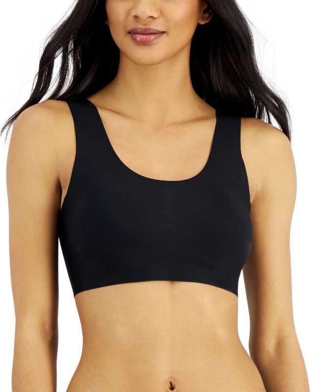 Photo 1 of Alfani Women S Removeable Cups Laser Cut Seamless Bralette Classic Black (Classic Black L)