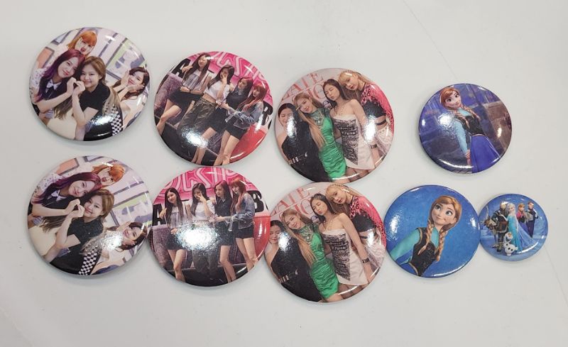 Photo 1 of ASSORTMENT OF K-POP AND DISNEY PIN