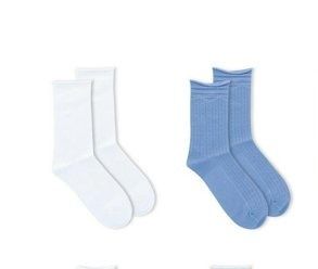 Photo 1 of 2 PAIRS WOMEN'S RALPH LAUREN CREW SOCKS