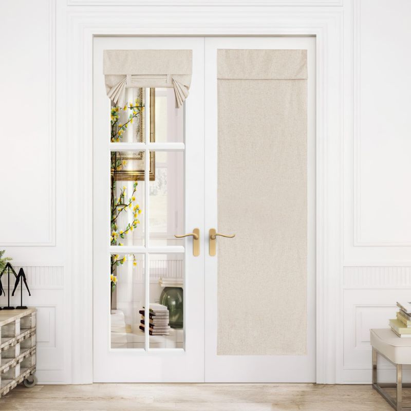 Photo 1 of Linen french door curtain, 1 panel