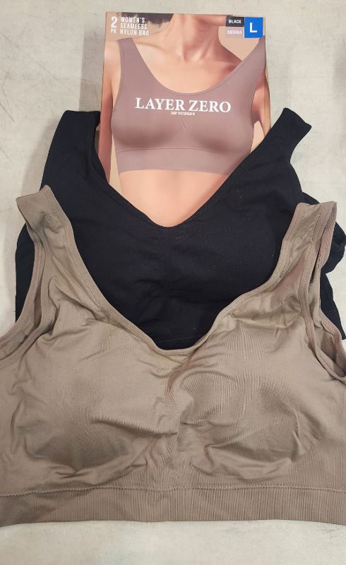 Photo 1 of SIZE L 2 PIECES WOMEN'S SEAMLESS BRA