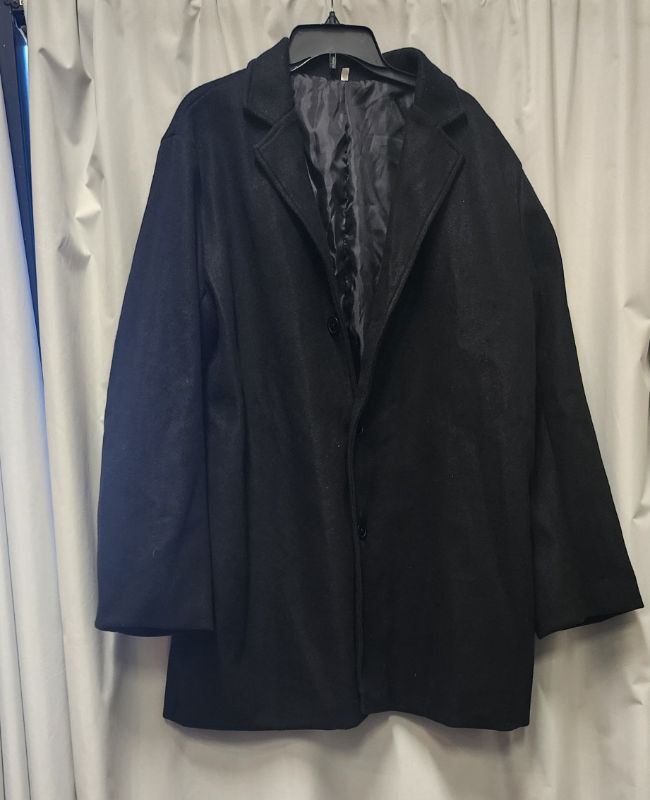 Photo 1 of PLUS SIZE 3XL WOMEN'S COAT BLACK
