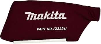 Photo 1 of Makita 122591-2 Dust Bag Assembly
