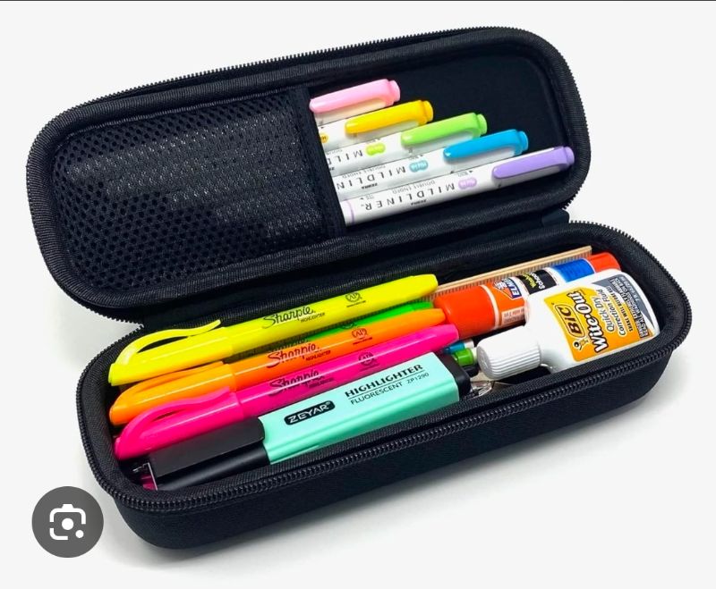 Photo 1 of Large Capacity pencil case, black