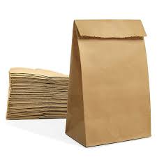 Photo 1 of Paper Lunch Bags 50 Count Large Brown Lunch Bags Sacks 8lb Brown Paper Bulk Strong for Small Business
