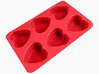 Photo 1 of HEART SILICONE FOOD MOLD