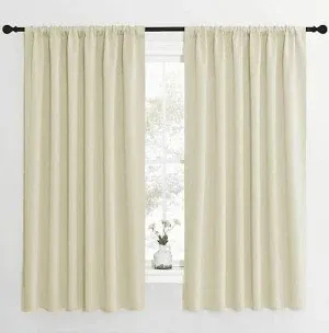 Photo 1 of 2 pole panels 70 inches long lightweight fabric