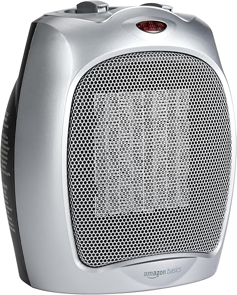 Photo 1 of Amazon Basics Ceramic Space Heater with Adjustable Thermostat