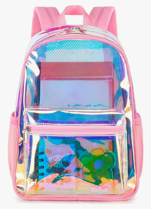 Photo 1 of Clear Small backpack 12inches Pink